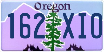 OR license plate 162XIO