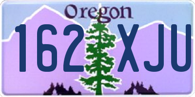 OR license plate 162XJU