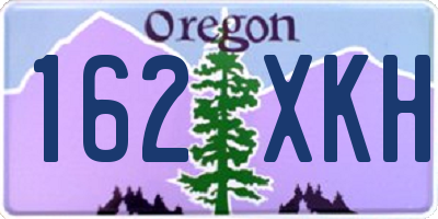 OR license plate 162XKH