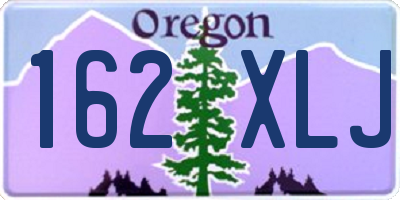 OR license plate 162XLJ