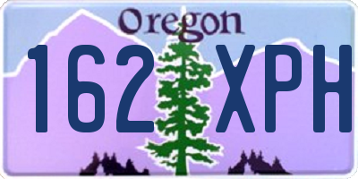 OR license plate 162XPH