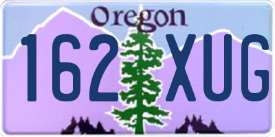 OR license plate 162XUG