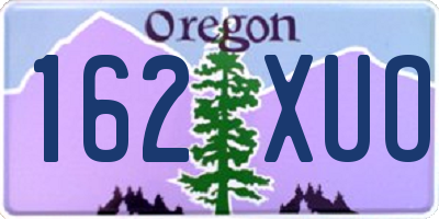 OR license plate 162XUO