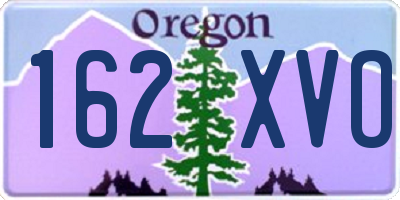 OR license plate 162XVO