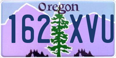 OR license plate 162XVU
