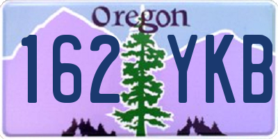 OR license plate 162YKB