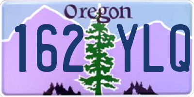 OR license plate 162YLQ