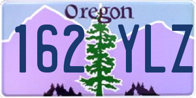 OR license plate 162YLZ