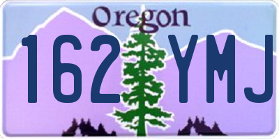 OR license plate 162YMJ