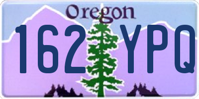 OR license plate 162YPQ