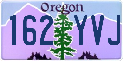 OR license plate 162YVJ