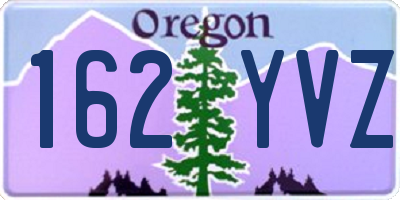 OR license plate 162YVZ