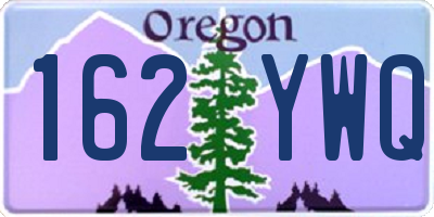 OR license plate 162YWQ