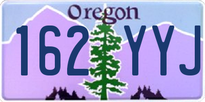 OR license plate 162YYJ