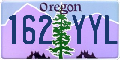 OR license plate 162YYL