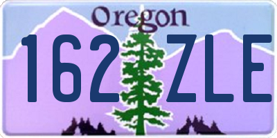 OR license plate 162ZLE