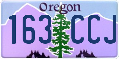 OR license plate 163CCJ