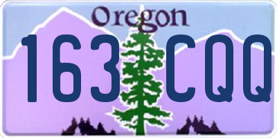 OR license plate 163CQQ