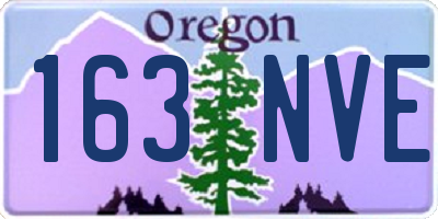 OR license plate 163NVE