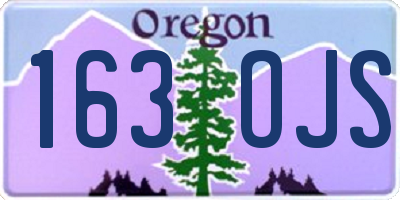 OR license plate 163OJS