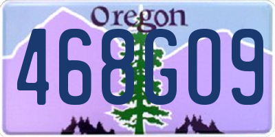 OR license plate 468GO9