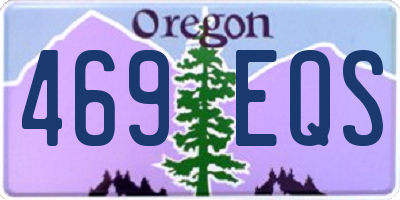 OR license plate 469EQS