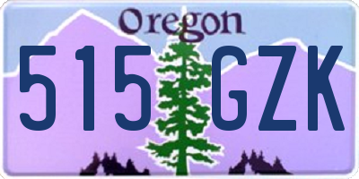 OR license plate 515GZK