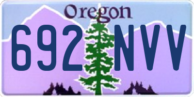 OR license plate 692NVV