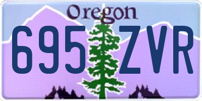 OR license plate 695ZVR