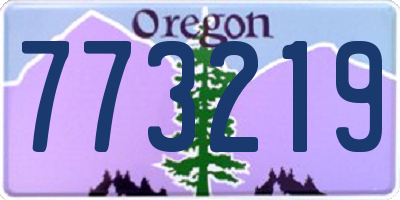 OR license plate 773219