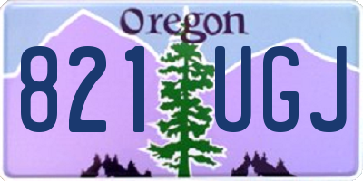 OR license plate 821UGJ