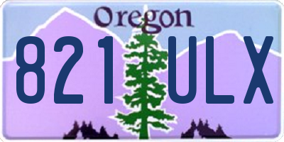 OR license plate 821ULX