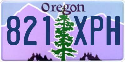 OR license plate 821XPH