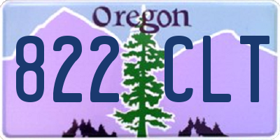 OR license plate 822CLT