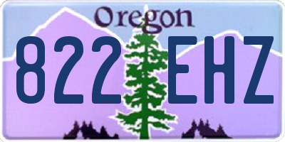 OR license plate 822EHZ