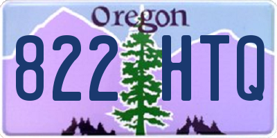 OR license plate 822HTQ