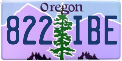 OR license plate 822IBE