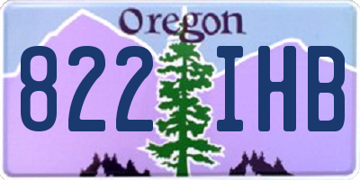 OR license plate 822IHB
