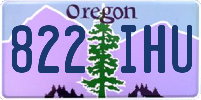 OR license plate 822IHU