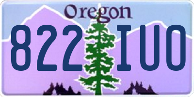 OR license plate 822IUO