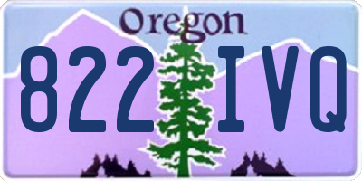 OR license plate 822IVQ