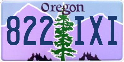 OR license plate 822IXI