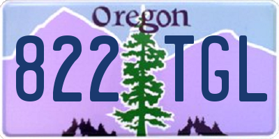 OR license plate 822TGL