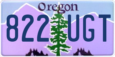 OR license plate 822UGT