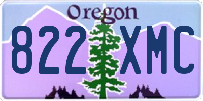 OR license plate 822XMC