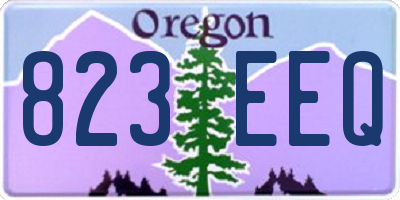 OR license plate 823EEQ