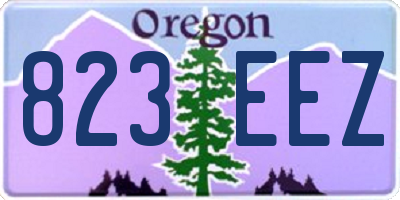 OR license plate 823EEZ
