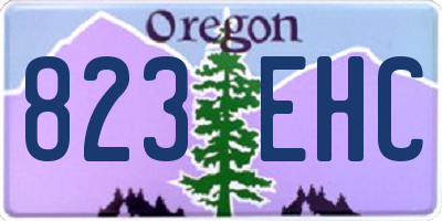 OR license plate 823EHC