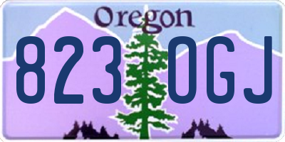 OR license plate 823OGJ