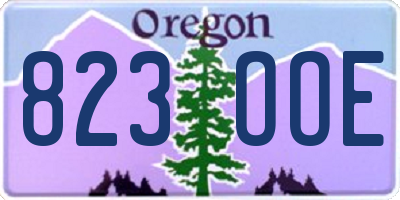 OR license plate 823OOE
